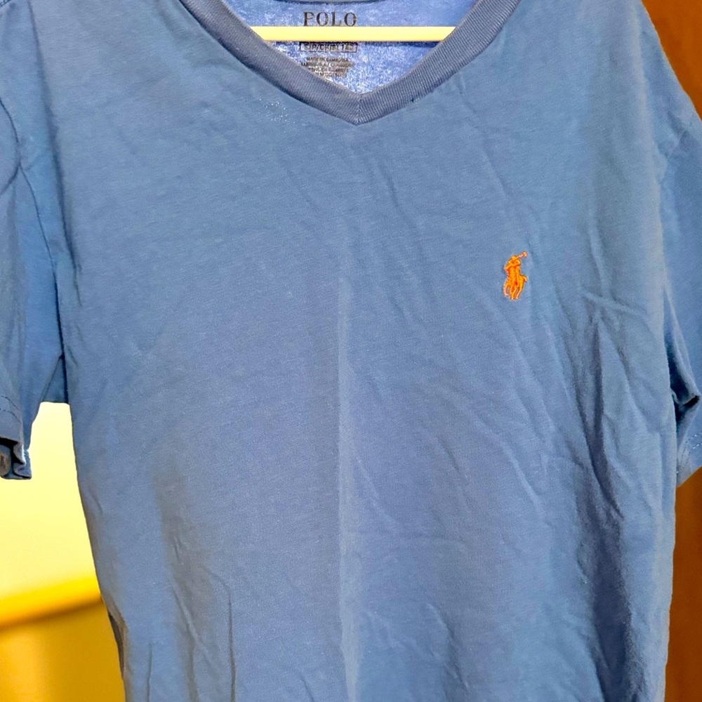 Lue Ralph Lauren boys med (10) polo tee shirt